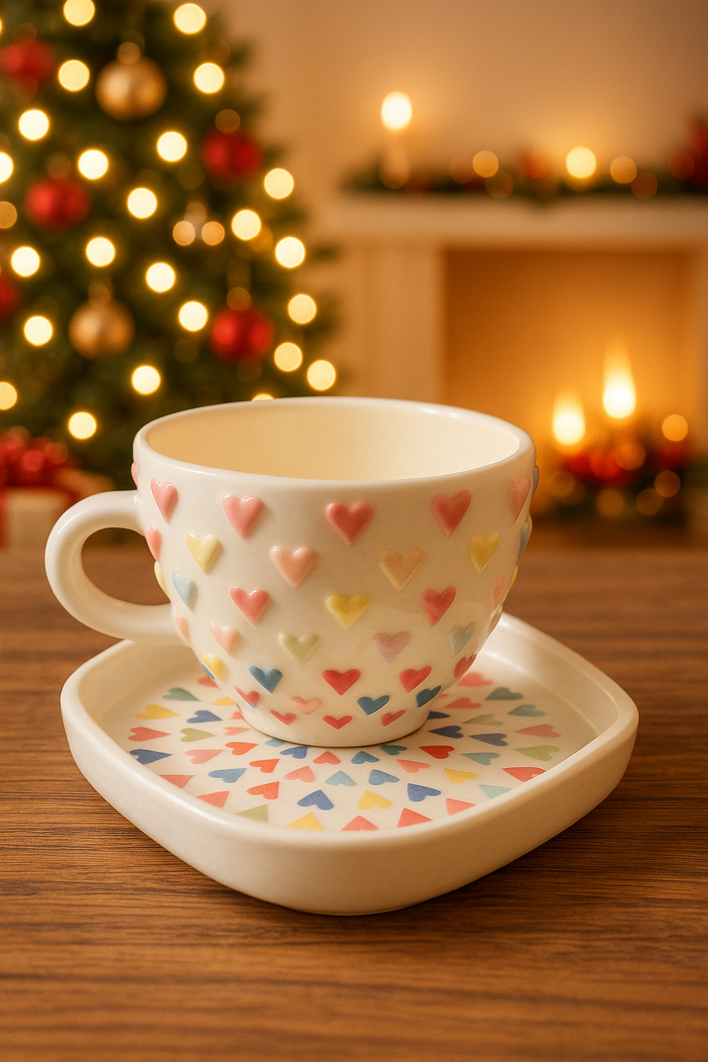 Heart Burst Coffee Cup