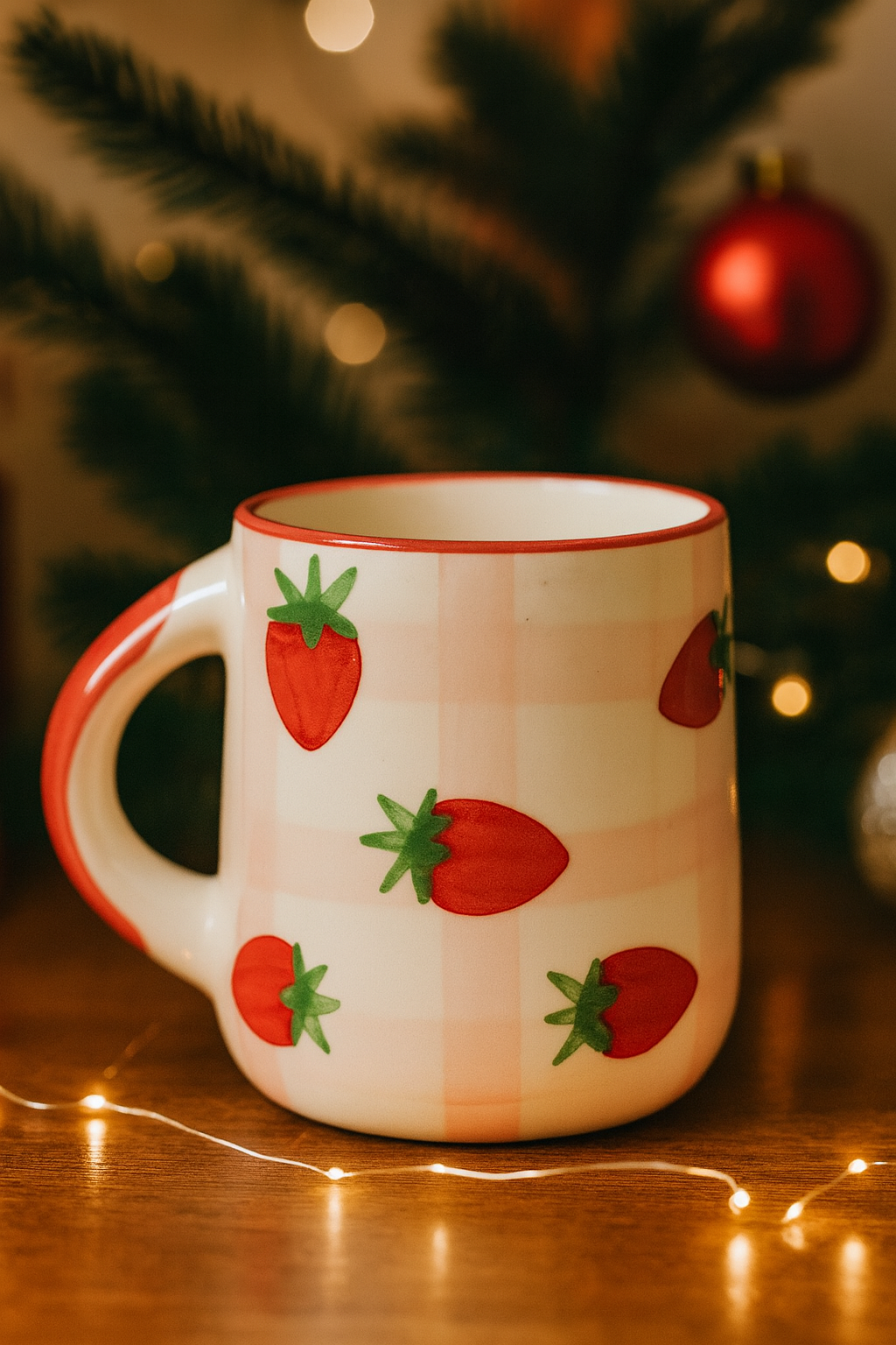 Strawberry Delight Ceramic Mug