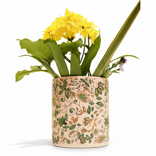 Verdant Vines Plant Pot