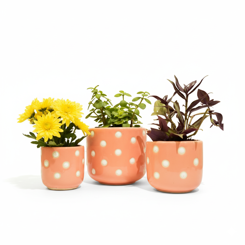 Dotty Delight Plant Pots