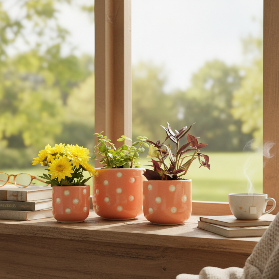 Dotty Delight Plant Pots