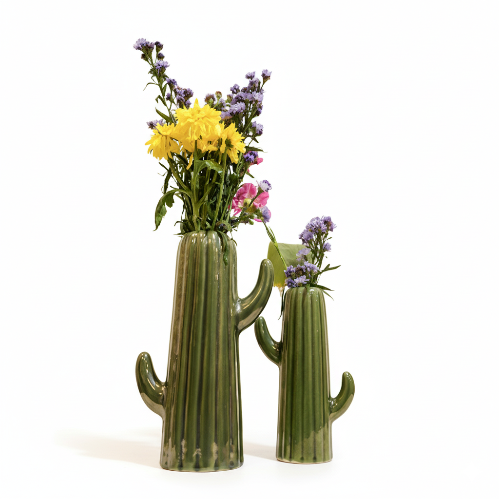 Cactus Bloom Plant Pots