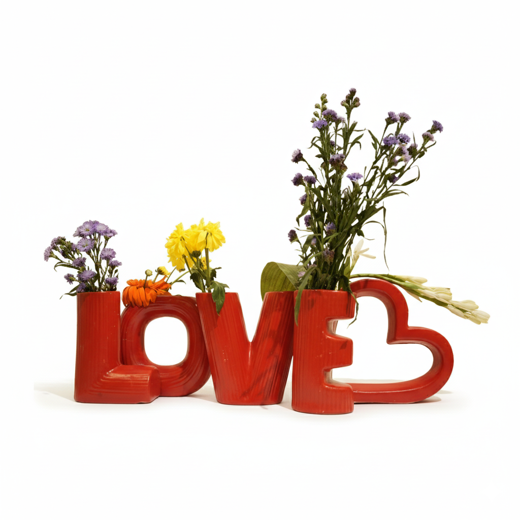 'LOVE' Pots Set