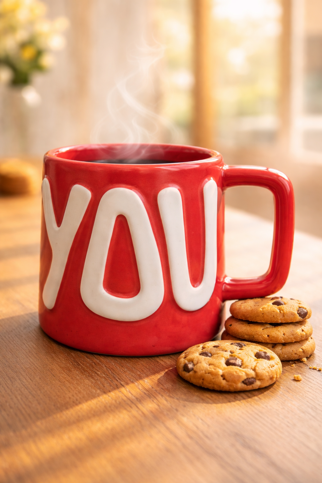 I Love You Red Ceramic Mug