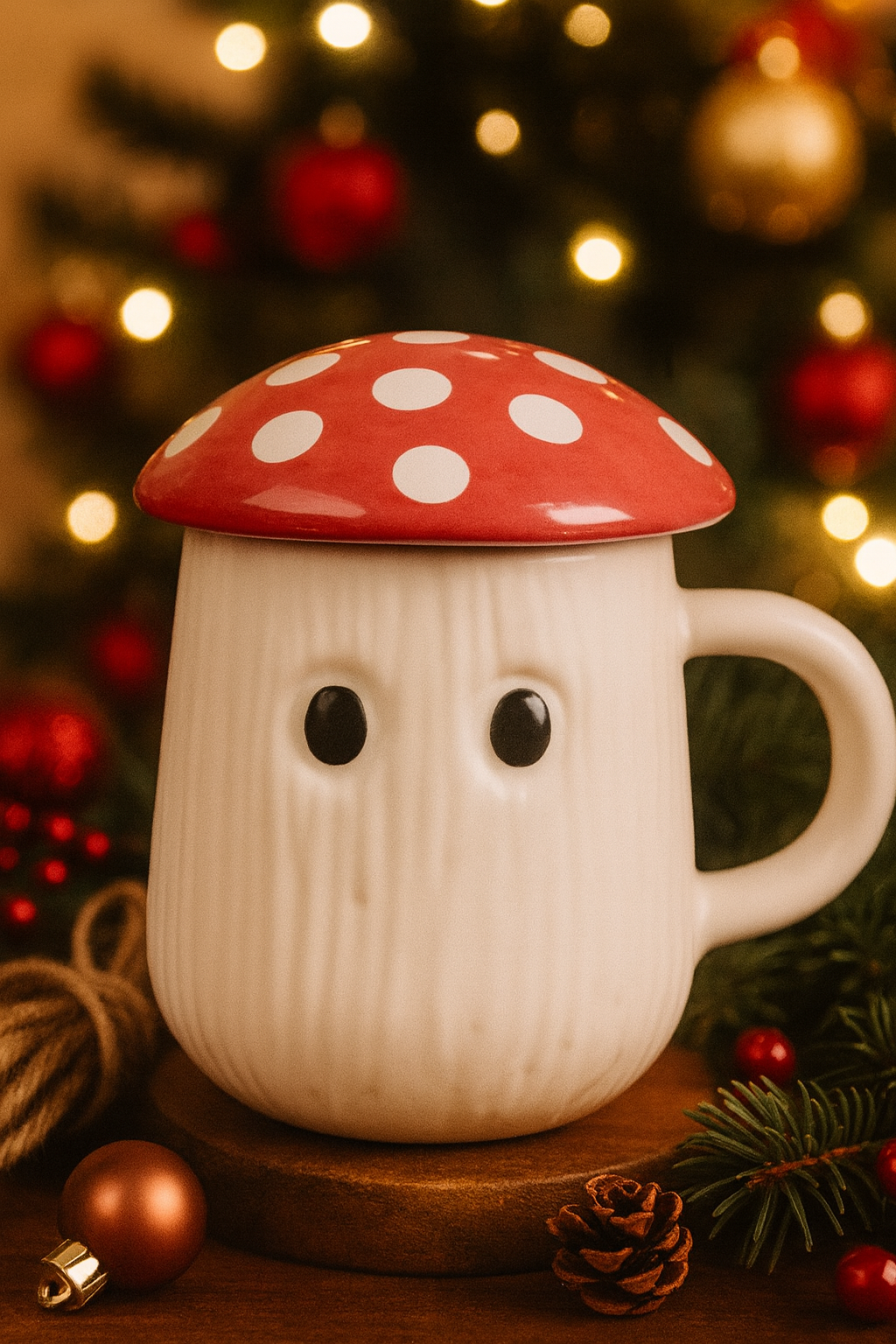 Whimsical Mushroom Warmth Cup