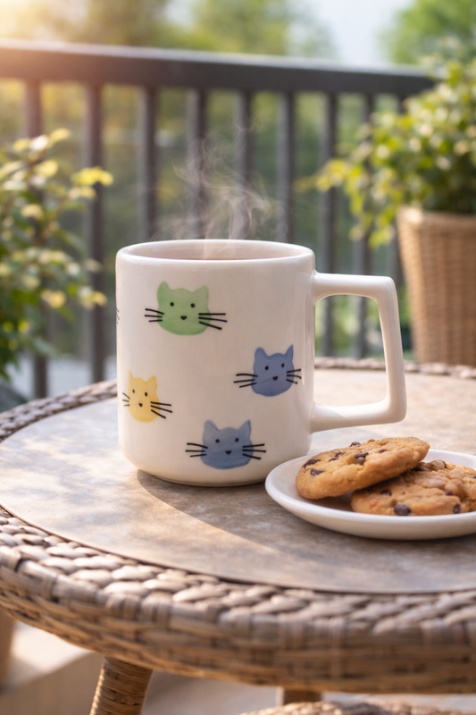Whisker Smile Handcrafted Ceramic Mug