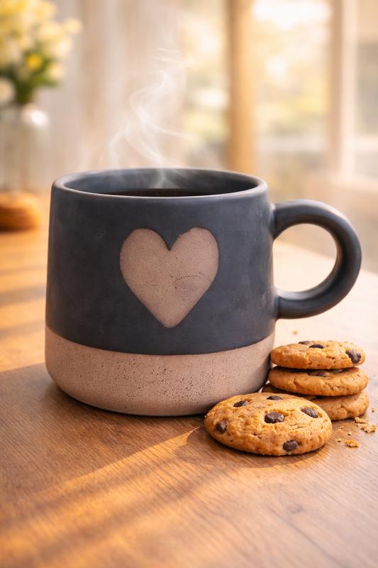 Handcrafted Midnight Coffee Cup