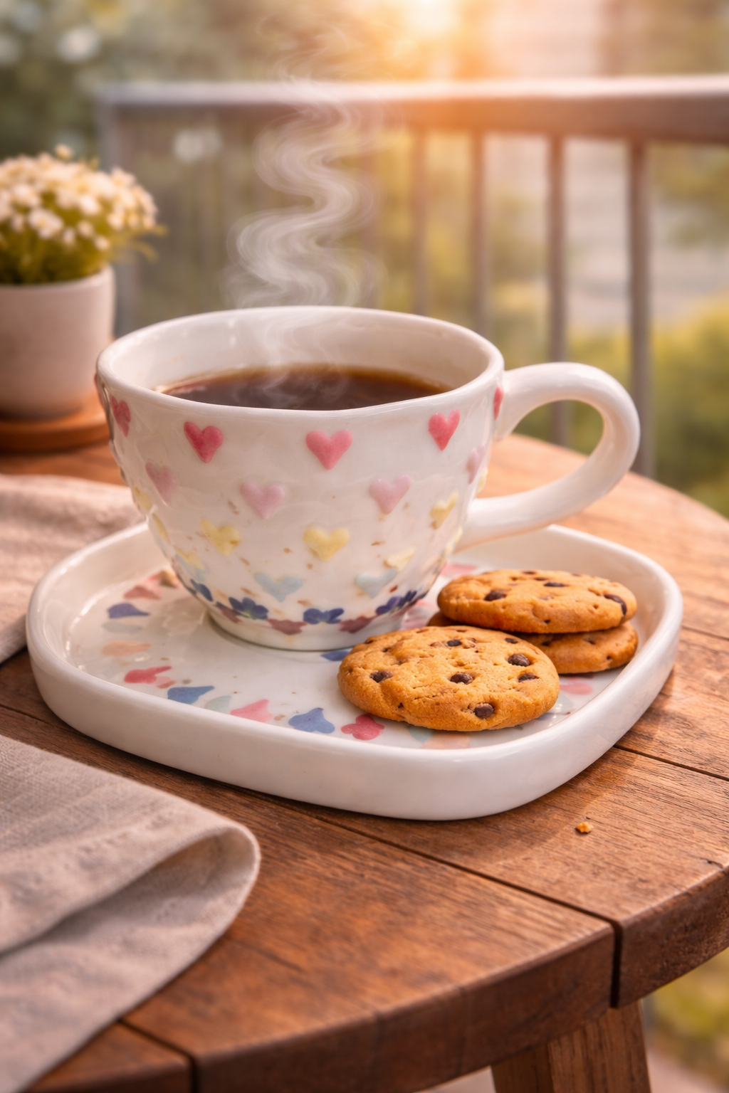 Heart Burst Coffee Cup