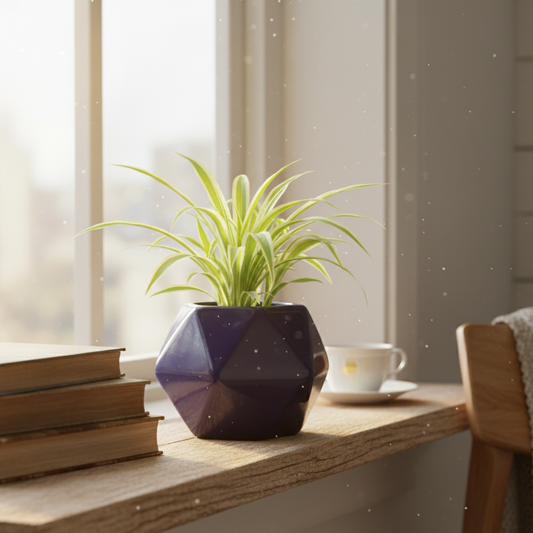 Blue Diamond Plant Pot