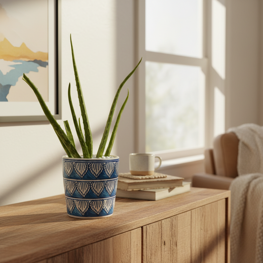 Aegean Bloom Plant Pot