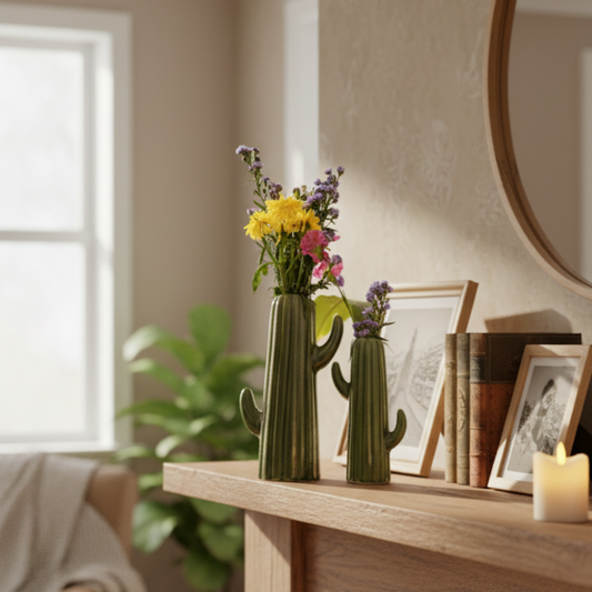 Cactus Bloom Plant Pots